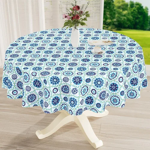 Vista 38 de misaya Mantel rectangular de vinilo impermeable, mantel lavable con reverso de franela, mantel de plástico para cena, picnic, interior y exterior