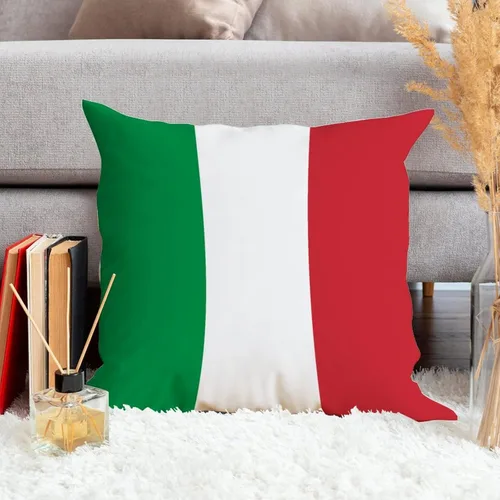Vista 5 de Funda de almohada con bandera de Italia de 18 x 18 pulgadas, funda de cojín para sofá, decoración de guardería, funda de almohada moderna