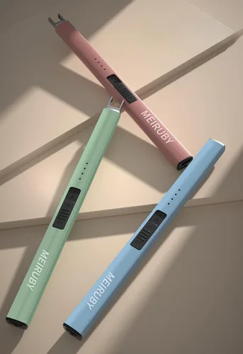 Vista 4 de MEIRUBY-Encendedor eléctrico, encendedor de velas recargable USB, encendedor de arco, encendedores para velas, campamento, barbacoa, uso familiar