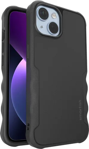 Smartish® funda protectora magnética para iPhone 14 - Funda Gripzilla compatible con MagSafe [Resistente + Dura] Funda blindada de agarre pesado