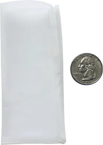 Vista 2 de Bolsas de filtro de té de nailon prémium de 5 micras, 2 x 4 pulgadas, paquete de 20