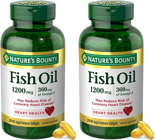 Vista 8 de Nature's Bounty Aceite de pescado de recompensa de la naturaleza, 1200 mg, 360 mcg de Omega-3, 200 Softgels de liberación rápida