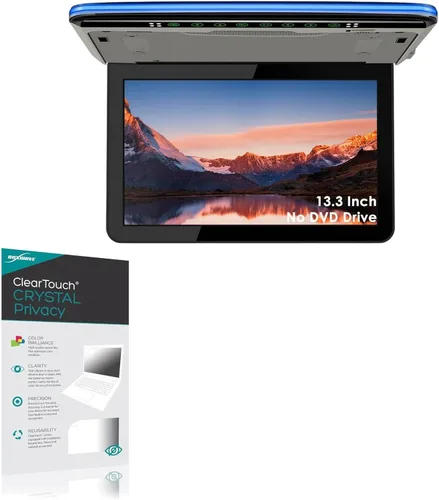 BoxWave Screen Protector Compatible With Xtrons Car Video Overhead Player (13.3 in) - ClearTouch Crystal Privacy (2-Pack), Privacy Screen Protector