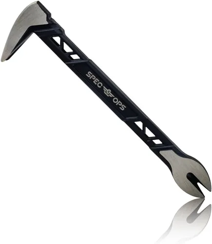 Vista 8 de Spec Ops Tools - Tirador de uñas de 10 pulgadas, barra de palanca de pata de gato, acero de alto carbono, 3% donado a veteranos