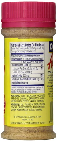 Vista 2 de Goya Adobo con azafrán, 8 onzas