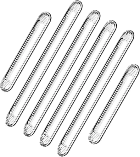 Vista 9 de Parachoques transparentes para muebles, parachoques de goma autoadhesivos, protectores de pared para topes de puerta, tira de silicona para cajones