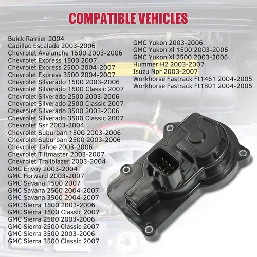 Vista 2 de AUTEX Sensor de posición del acelerador Sensor TPS 977-000 217-2293 Compatible con Silverado Express Suburban 1500 Tahoe Trailblazer Yukon Envoy