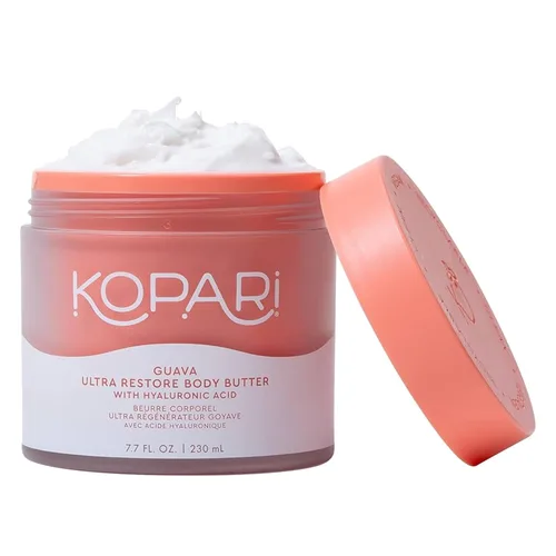 Vista 10 de Kopari Ultra Restore - Mantequilla corporal, fórmula ligera batida, ácido hialurónico y mantequilla de mango, humedad profunda y duradera, vainilla