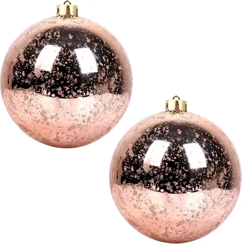 Vista 17 de Esfera de árbol de Navidad transparente para colgar, inastillable, extra grande, bola de mercurio con ganchos para adornos de árbol, para Navidad