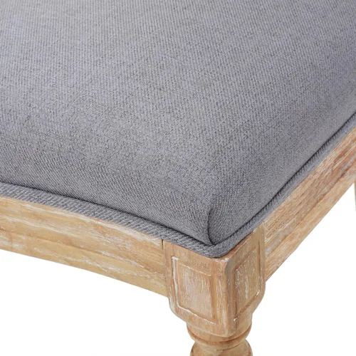 Vista 11 de Christopher Knight Home Camille - Sillas de comedor tradicionales de terciopelo, 2 piezas, color gris y blanco brillante