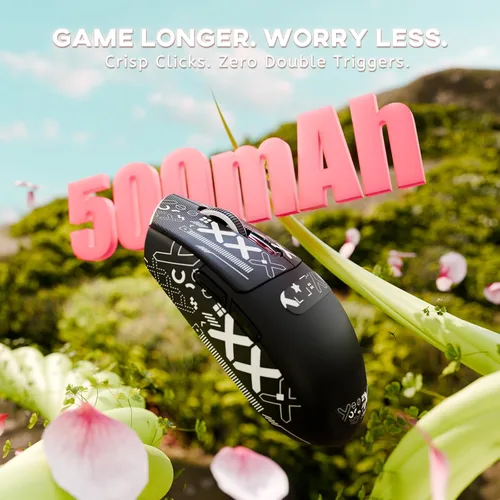 Vista 7 de ATTACK SHARK G3 - Mouse inalámbrico para juegos, Tri-Mode 2.4G/BT5.2/USB-C, sensor PAW3311, 25,000 DPI, 2.08 oz ligero, 5 botones programables, 500