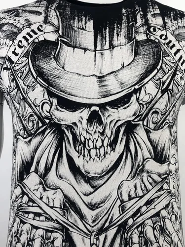 Vista 5 de Xtreme Couture Camiseta sin mangas para hombre, color negro, talla S-3XL, Negro