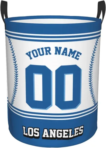 Vista 31 de Cesta de lavandería personalizada de Arizona, cesta de lavandería personalizada con nombre y número, cesta de almacenamiento plegable