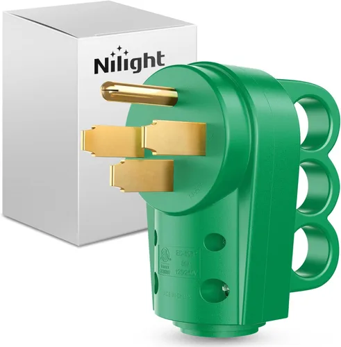 Vista 15 de Nilight Receptáculo de Repuesto para RV de 30 Amperios Toma Hembra Resistente de 125 Voltios con Mango Listado por ETL Enchufe NEMA TT-30R para RVs