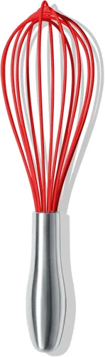 Vista 10 de OYV Batidor de 8 pulgadas, mango ergonómico, batidor de acero inoxidable 18/10 apto para lavavajillas, batidor de metal de cocina profesional