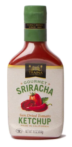 Vista 10 de Traina Home Grown Gourmet Classic Ketchup - Sin jarabe de maíz, sin OMG, botella de 16 onzas