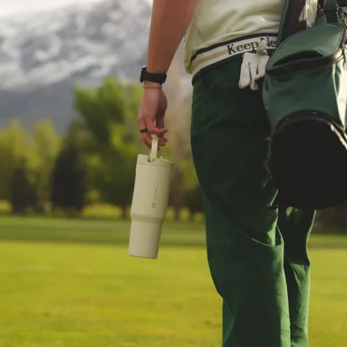 Vista 6 de HydroJug Sport Botella de acero inoxidable con popote, aislada al vacío, de 32 onzas, a prueba de fugas, diseño ergonómico, reutilizable, apta