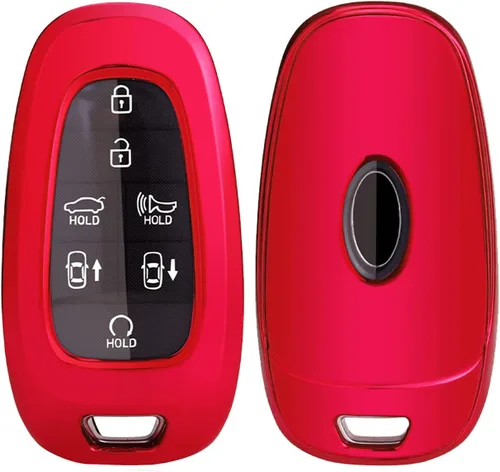 Funda para llavero para Hyundai Sonata, Santa Fe Tucson, soporte remoto de TPU suave, protector de piel, chaqueta, accesorios de manga de entrada
