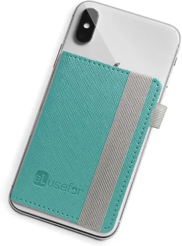 Vista 12 de Soporte adhesivo para teléfono en la parte posterior de la funda para iPhone o Android Funda con 6 ranuras para tarjetas de crédito - Bolsillo