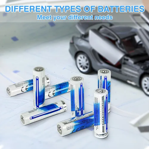 Vista 7 de 20 pilas AAA alcalinas triple A de 1.5 V de larga duración de 10 años de vida útil, diseño a prueba de fugas, máximo rendimiento para dispositivos