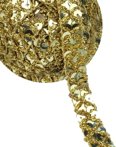 Vista 11 de Cinta de encaje con purpurina para manualidades, adornos, accesorios de disfraz de 10 yardas (negro)