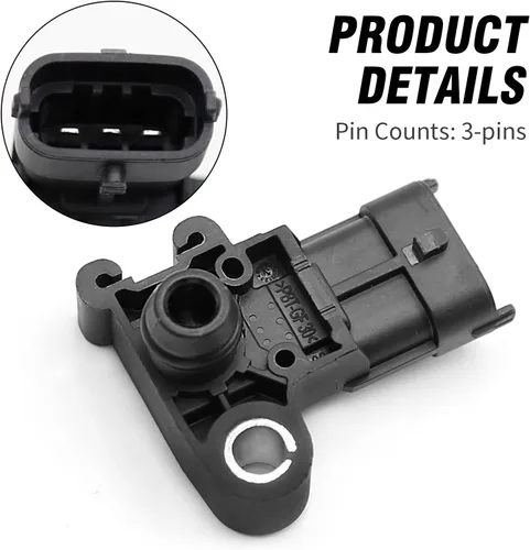 Vista 2 de Sensor MAP de presión absoluta del colector para Chevy Aveo 2009-2011 Buick Enclave 2008-2019 Cadillac XTS 2013-2019 Sustituye #55573248 0261230282
