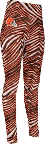 Vista 83 de Zubaz NFL Mallas para mujer de longitud completa de cintura alta básica 1.0