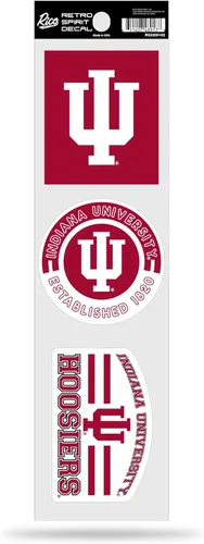 Vista 38 de NCAA - Juego de calcomanías retro Spirit de 3 piezas