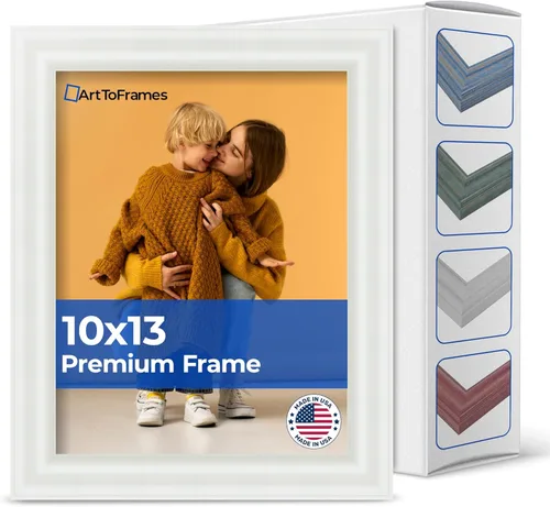 Vista 133 de Marco profundo de madera vincapervinca para fotografía 1.5 pulgadas de ancho.