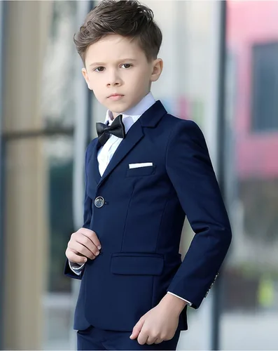 Vista 5 de YuanLu Boys Colorful Formal Suits 5 Piece Slim Fit Dresswear Suit Set