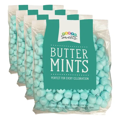 Vista 15 de Party Sweets Surtido de menta pastel, 14 onzas, Appx. 100 piezas de Hospitality Mints
