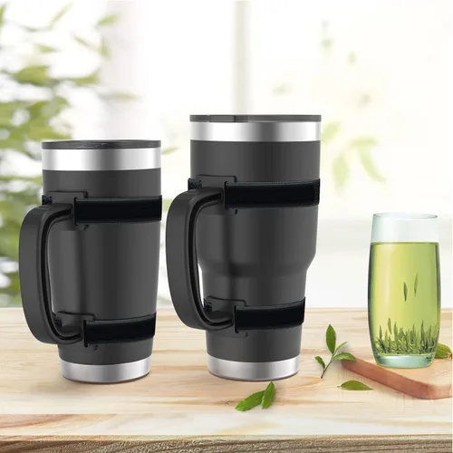 Vista 5 de Mango de vaso de 20 onzas, 30 onzas, 40 onzas, ajuste ajustable para YETI, RTIC, Ozark Trail, taza de viaje, SIC, Rambler y vasos de todas las marcas