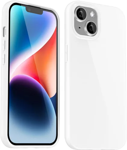 Vista 222 de Svanove para iPhone 7 Plus/ 8 Plus, funda de silicona, de goma suave brillante y gel de jey lindo, funda protectora de plástico simple y lisa