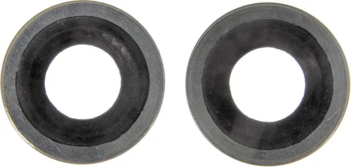 Vista 4 de Dorman 097-021CD Junta de tapón de drenaje de metal/goma, se adapta a 1/2, M12, M12 tan compatible con modelos seleccionados, paquete de 2