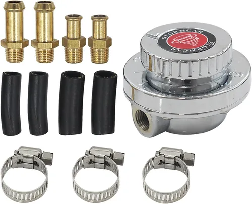 Vista 7 de Kit de Bomba de Combustible de Carburador Ajustable Manual de 1-5 PSI Regulador de Presión de Combustible