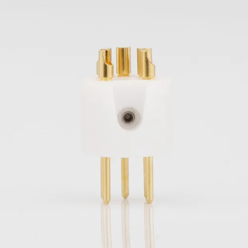 Vista 5 de Tocadiscos Tonearm 5 Pin macho DIN Conector de cobre puro macho DIN chapado en oro para REGA Linn ROKSAN macho 5 Pin conector