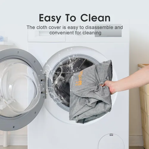 Vista 6 de MTWML Cuna gemelar para 2 bebés, cuna portátil para gemelos con bolsa de almacenamiento y funda de colchón reemplazable, cuna de cama doble