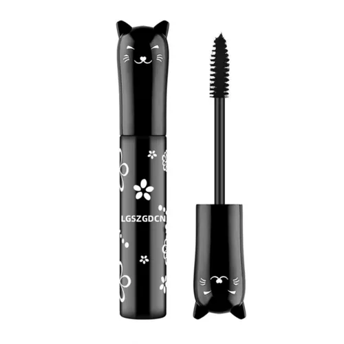 Vista 12 de 2 PCS Máscara de pestañas de ojo de gato púrpura - Maquillaje de color impermeable, secado rápido, pestañas rizadas, alargamiento del ojo