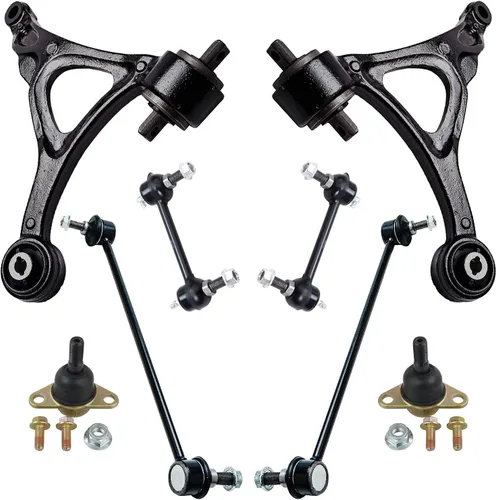Vista 17 de Detroit Axle - Kit de brazos de control de extremo de 8 piezas para Toyota 2001-2003 Highlander 2002-2003 Camry Lexus ES300, 2 brazos de control