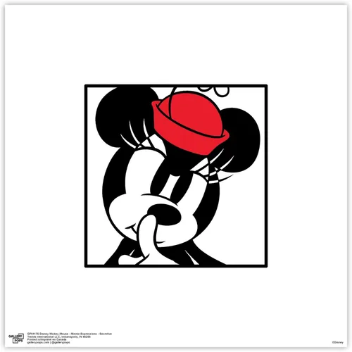 Vista 10 de Trends International Gallery Pops Disney Mickey Mouse - Minnie Expressions - Póster de pared secreto, 12 x 12 pulgadas, versión enmarcada en negro