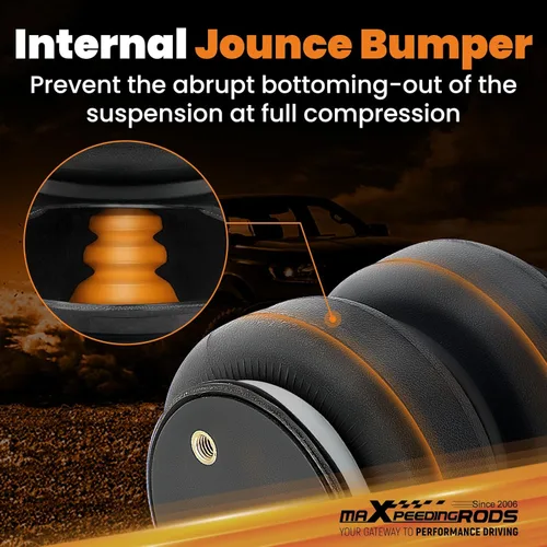 Vista 2 de maXpeedingrods Kit de bolsas de suspensión neumática trasera de 5000 libras para GMC Sierra Chevrolet Silverado 2500HD 3500HD 4WD 2020-2025 Kit