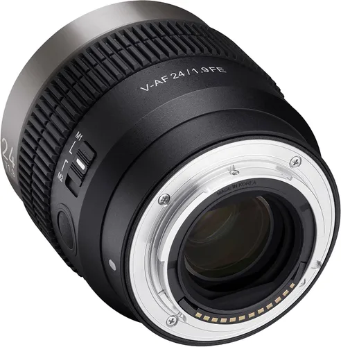 Vista 4 de Rokinon Lente de enfoque automático Cine gran angular de marco completo T1.9 de 0.945 in para Sony E (CAF24-NEX)