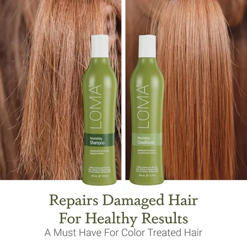 Vista 6 de Loma Hair Care - Champú y Acondicionador Nutritivo Duo