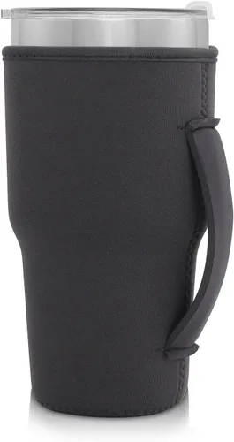 Vista 20 de Fundas Aislantes de Neopreno Portavasos con Asa para Vasos Tumbler de 20oz, Funda Reutilizable para Café Helado Para Tazas de Café de 30oz - 32oz