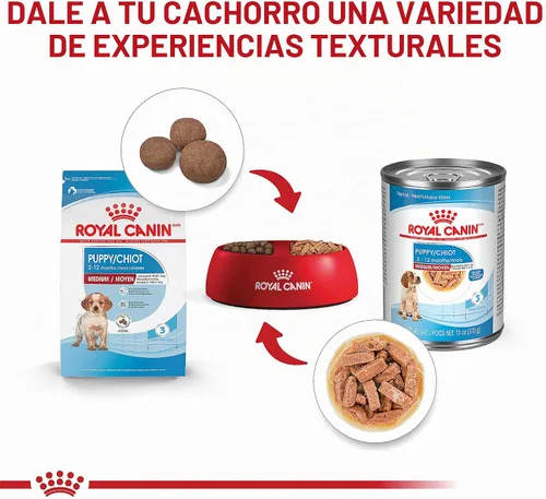 Vista 6 de Royal Canin Size Health Nutrition - Alimento seco para cachorros medianos, bolsa de 4 libras