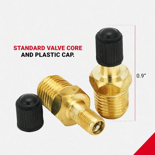 Vista 3 de Milton S-684 Válvula de tanque NPT de 1/8" - Paquete de 2