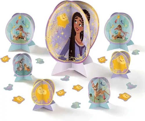 Vista 7 de Kit de centro de mesa (juego de 27 piezas) – Alta calidad y resistente, perfecto esencial para fiestas temáticas y eventos, Cocomelon