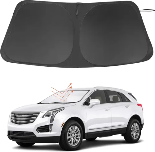 Vista 56 de Parasol para parabrisas de ajuste personalizado para BMW X1 F48 2016-2022, accesorios plegable, bloqueador solar protege el automóvil de los rayos