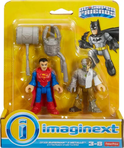 Vista 6 de Fisher-Price Imaginext DC Super Friends, Superman y Metallo
