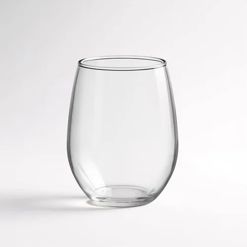 Necessia Juego de 6 copas de vino sin tallo (9 onzas), sin plomo, borde resistente a las astillas, cuenco delgado para aromas mejorados, apto para